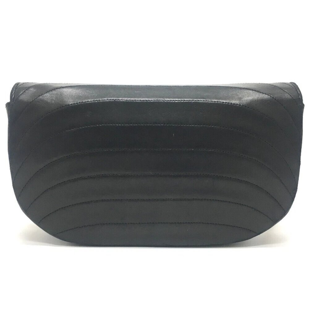 CHANEL Pochette Chain bag Shoulder Bag Lambskin Leather Black/GoldHardware - Picture 2 of 13